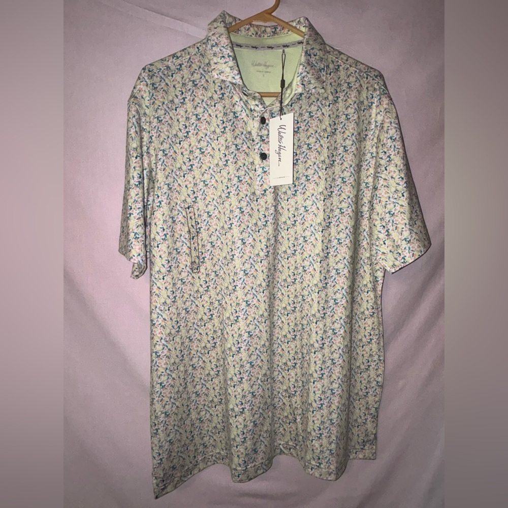 Walter Hagen Floral Button Down Shirt